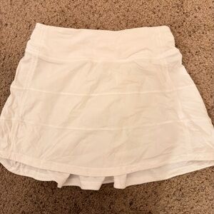 Lululemon Pace Rival White Athletic Skirt